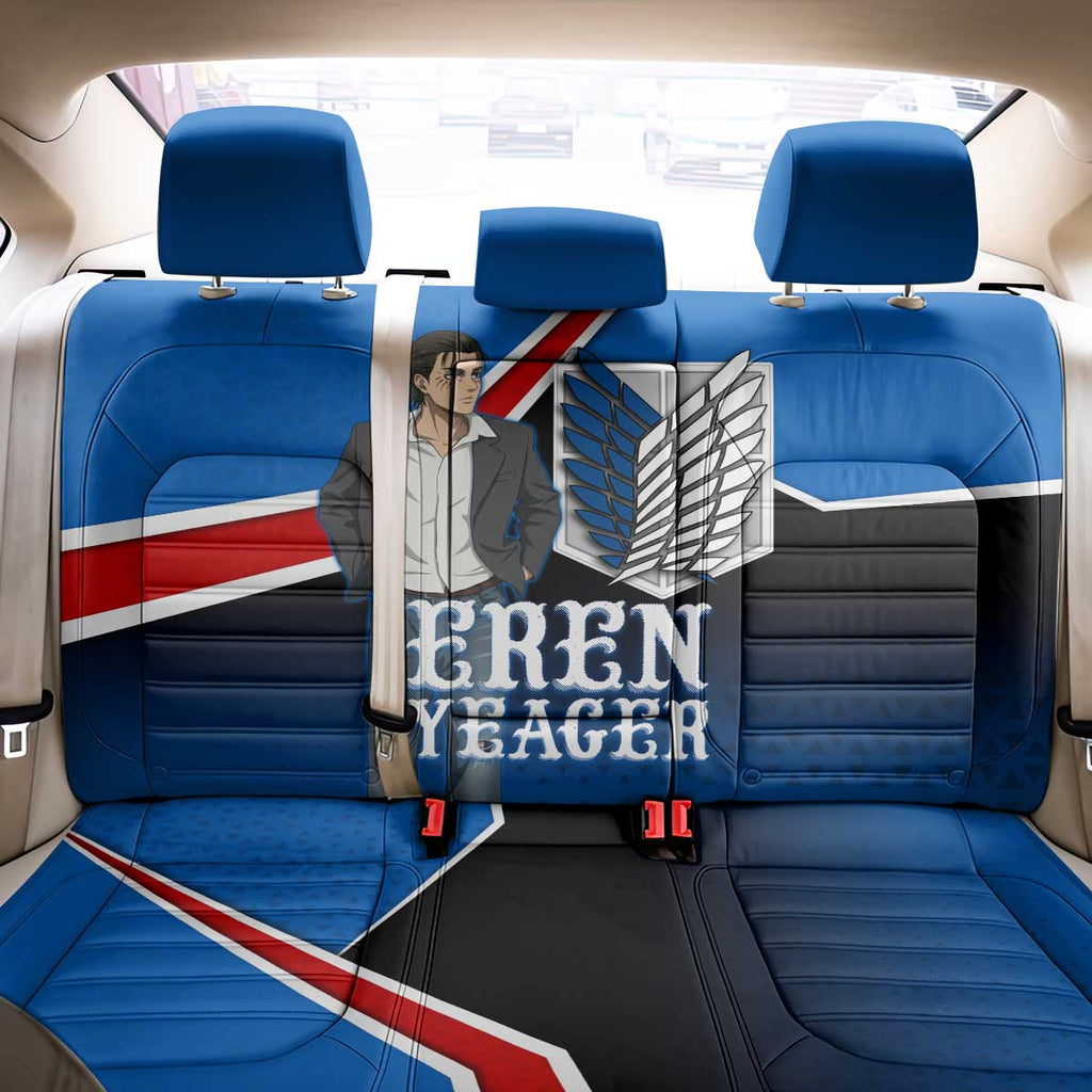 Eren Yeager Attack on Titan Back Car Seat Cover Anime Modern Rebel Aesthetic