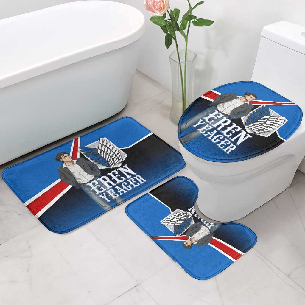 Eren Yeager Attack on Titan Bathroom Set Anime Modern Rebel Aesthetic