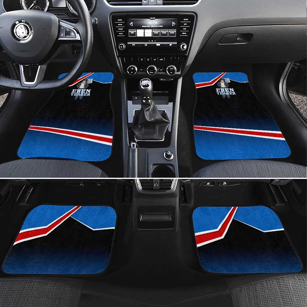 Eren Yeager Attack on Titan Car Mats Anime Modern Rebel Aesthetic