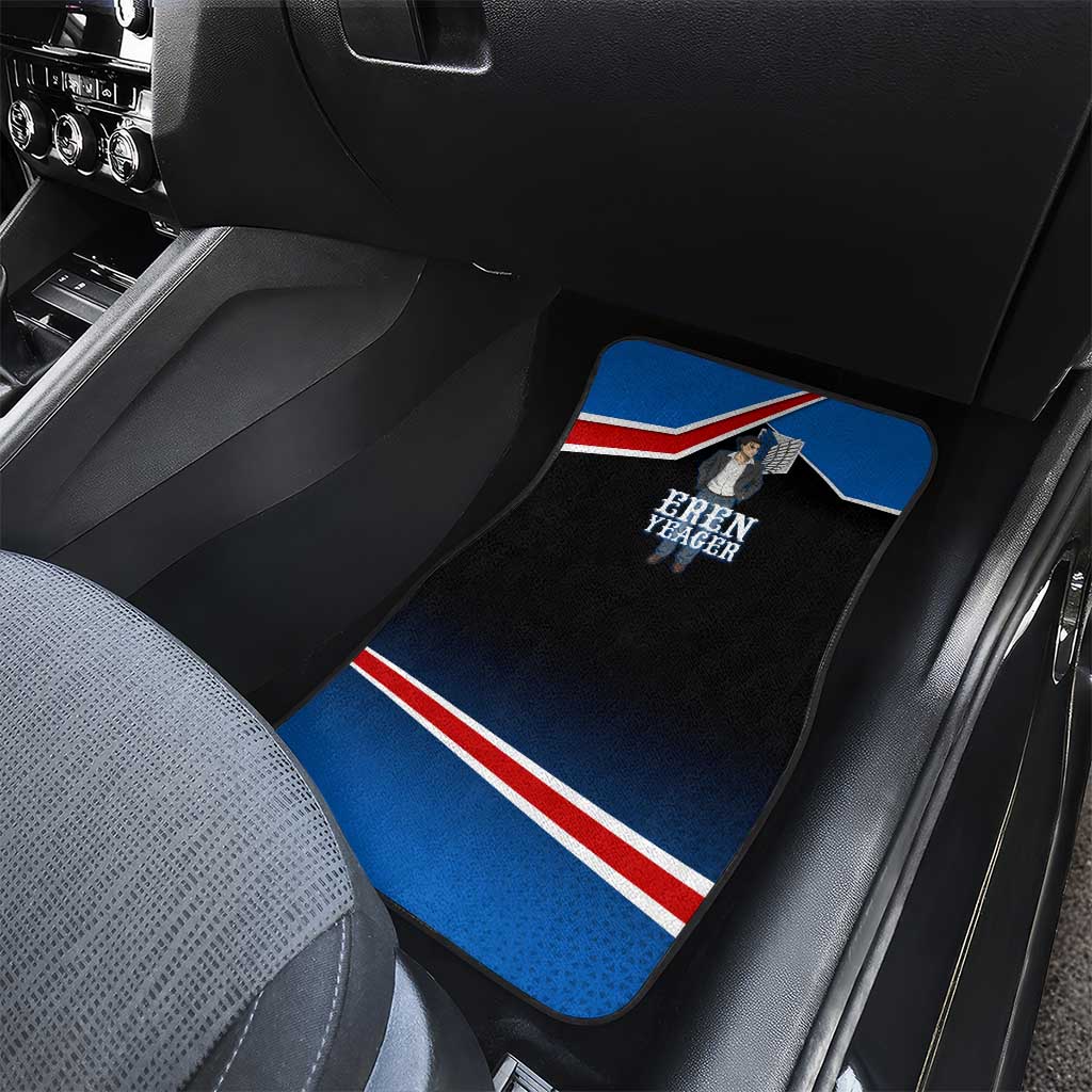 Eren Yeager Attack on Titan Car Mats Anime Modern Rebel Aesthetic