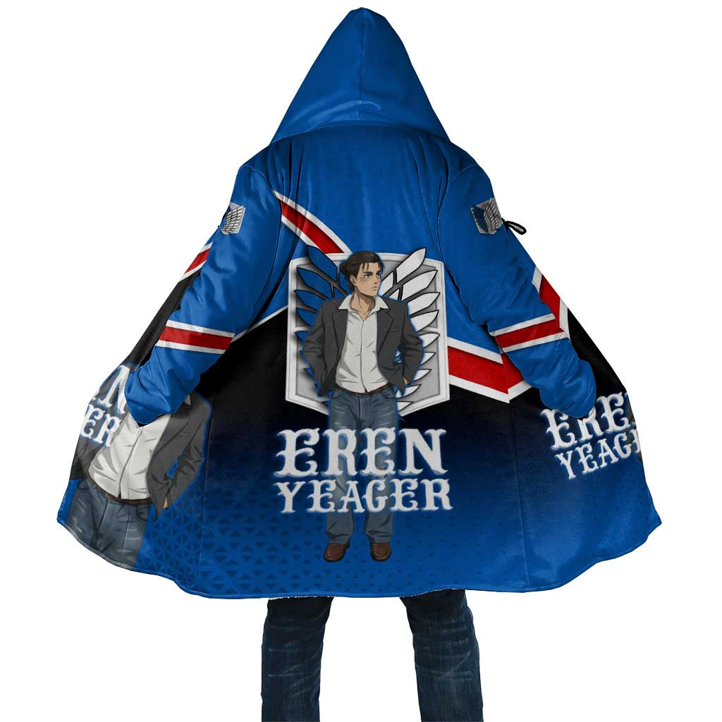 Eren Yeager Attack on Titan Cloak Anime Modern Rebel Aesthetic