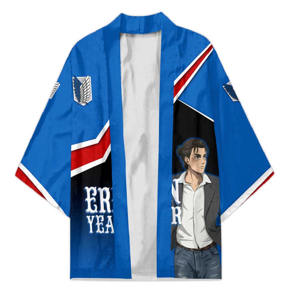 Eren Yeager Attack on Titan Kimono Anime Modern Rebel Aesthetic