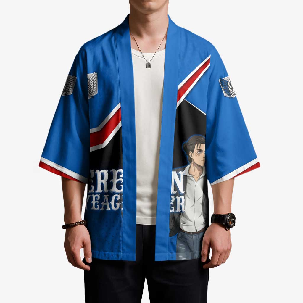 Eren Yeager Attack on Titan Kimono Anime Modern Rebel Aesthetic