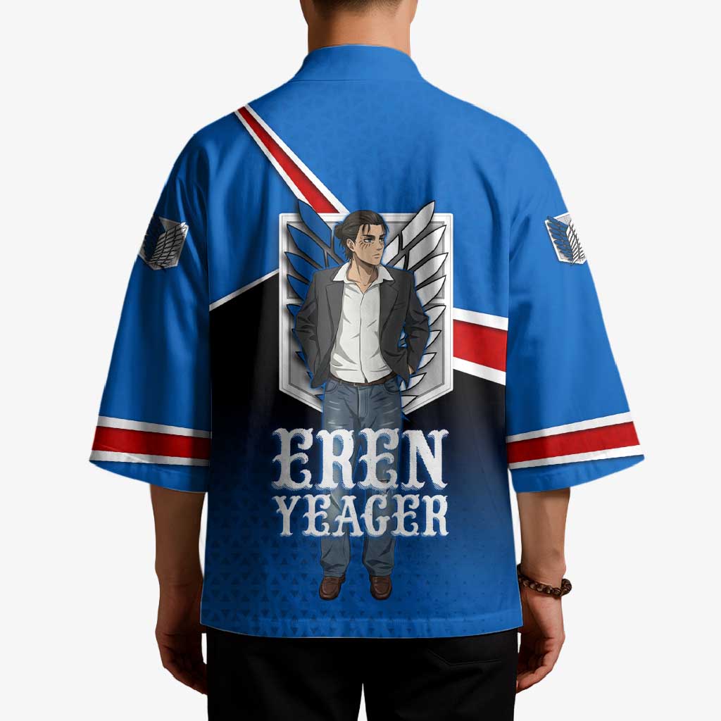 Eren Yeager Attack on Titan Kimono Anime Modern Rebel Aesthetic