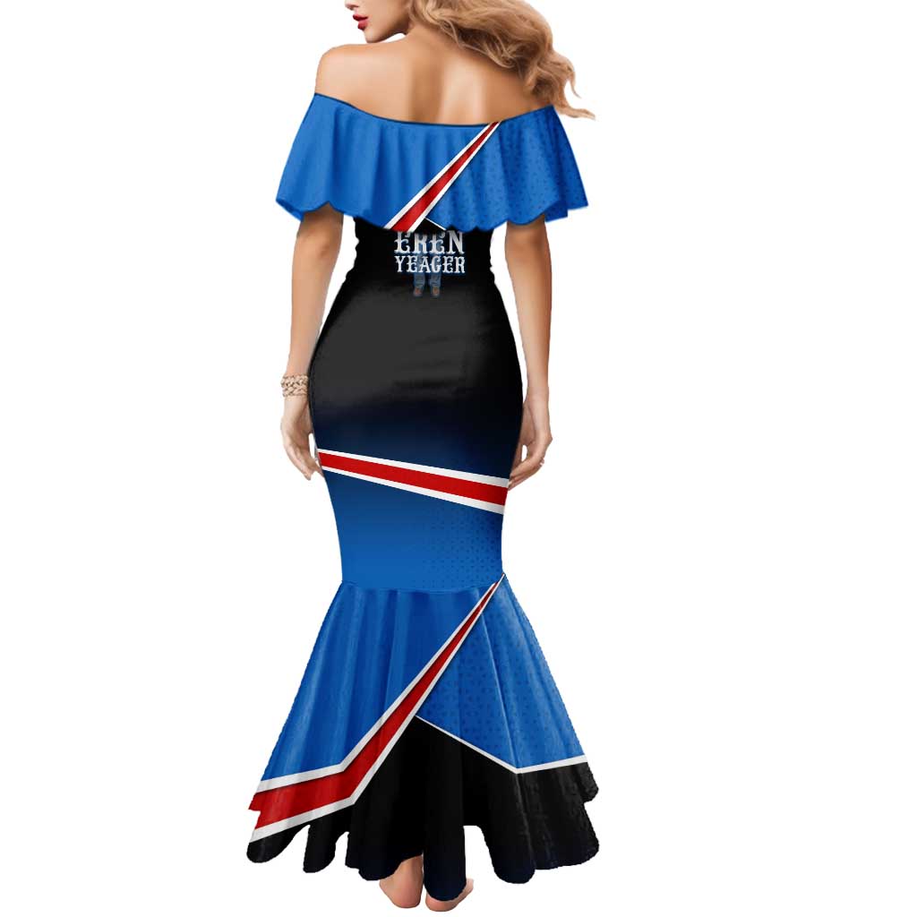 Eren Yeager Attack on Titan Mermaid Dress Anime Modern Rebel Aesthetic