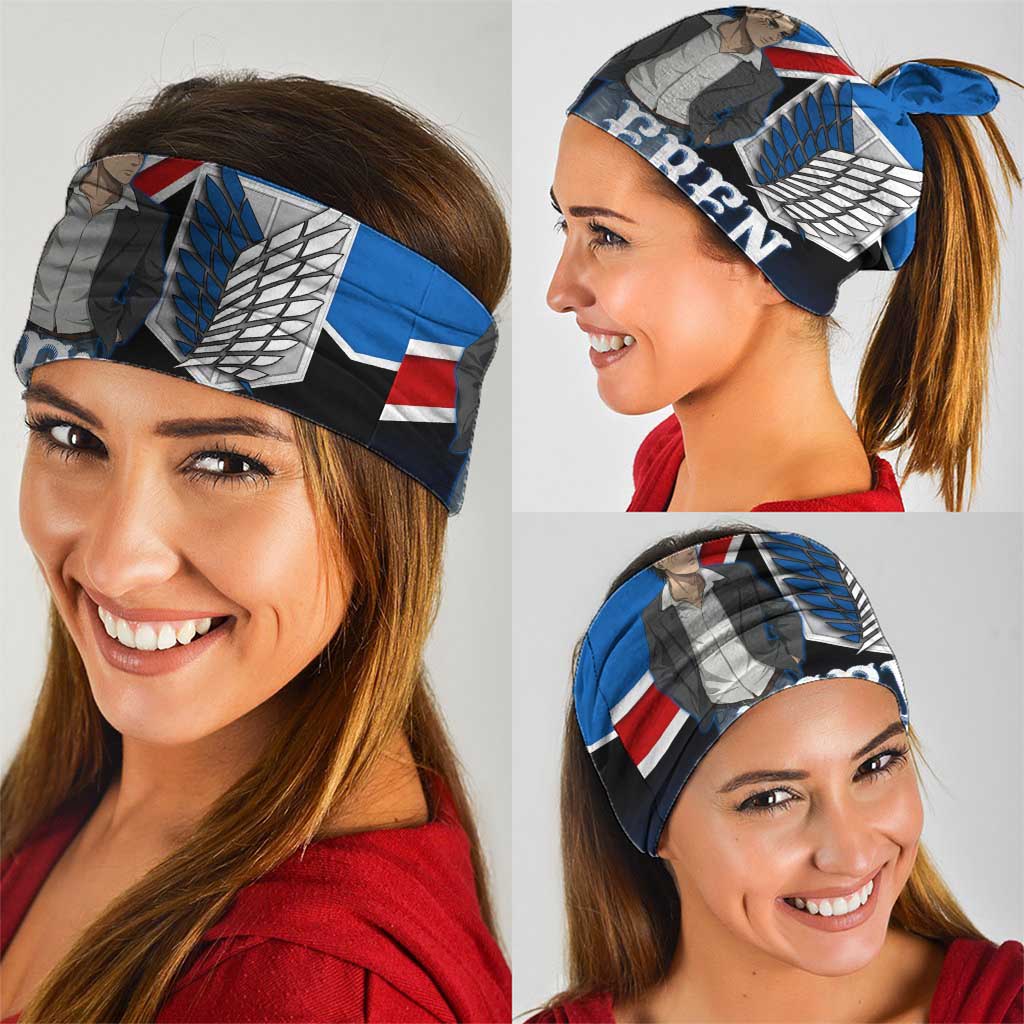 Eren Yeager Attack on Titan Neck Gaiter Anime Modern Rebel Aesthetic