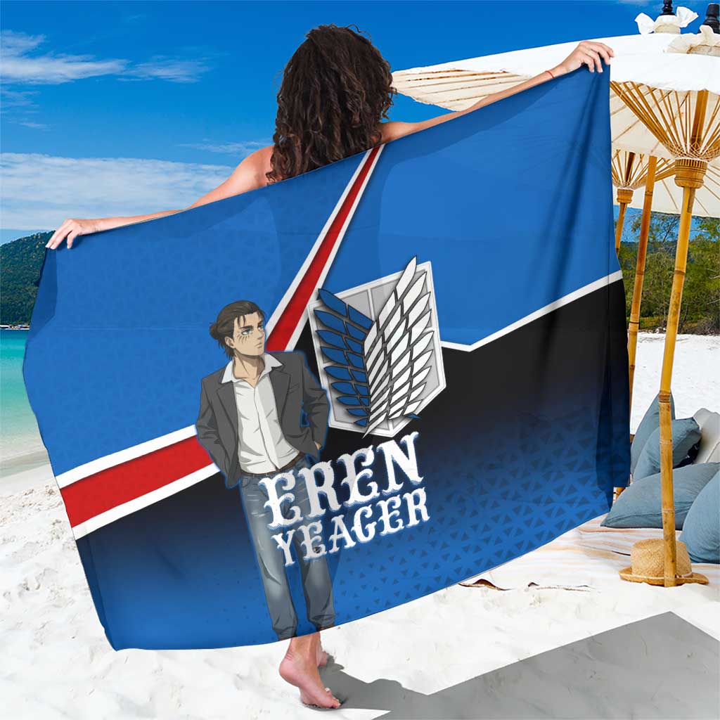 Eren Yeager Attack on Titan Sarong Anime Modern Rebel Aesthetic