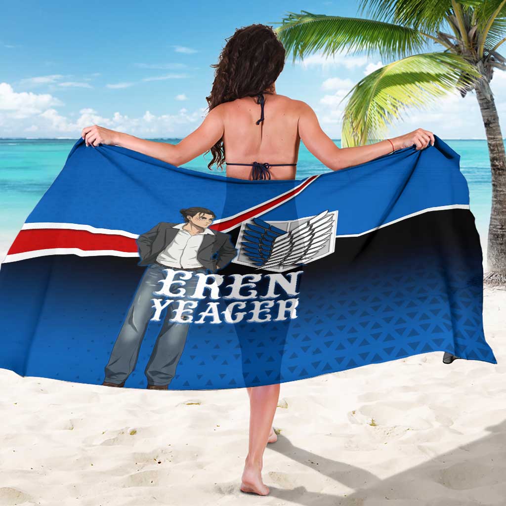 Eren Yeager Attack on Titan Sarong Anime Modern Rebel Aesthetic