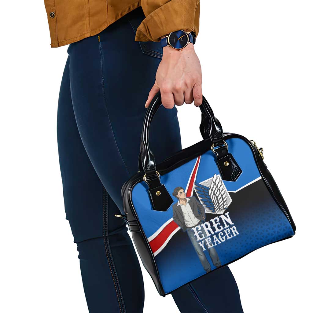 Eren Yeager Attack on Titan Shoulder Handbag Anime Modern Rebel Aesthetic