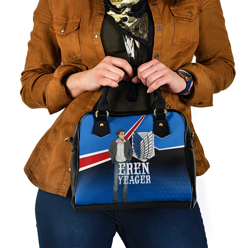 Eren Yeager Attack on Titan Shoulder Handbag Anime Modern Rebel Aesthetic