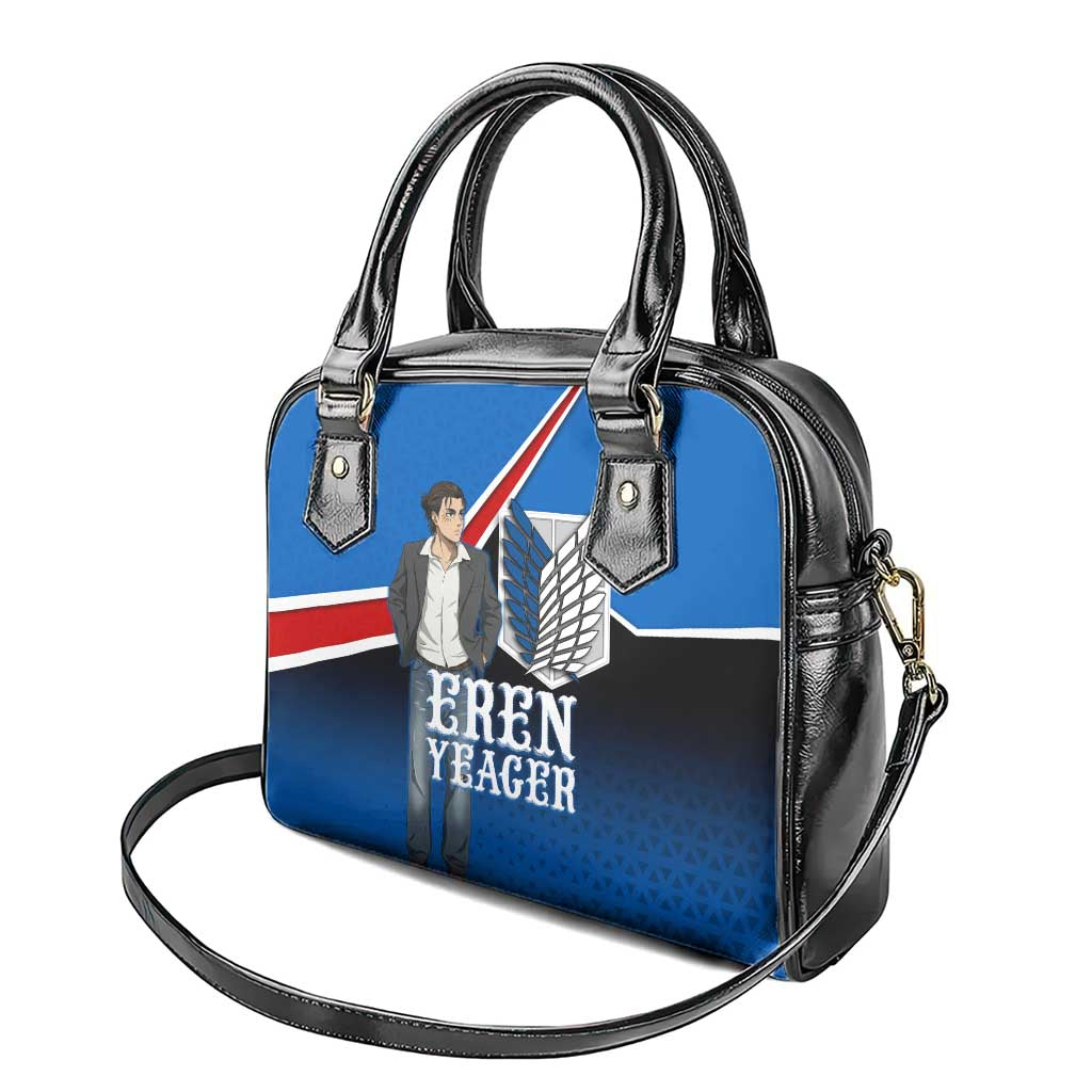 Eren Yeager Attack on Titan Shoulder Handbag Anime Modern Rebel Aesthetic