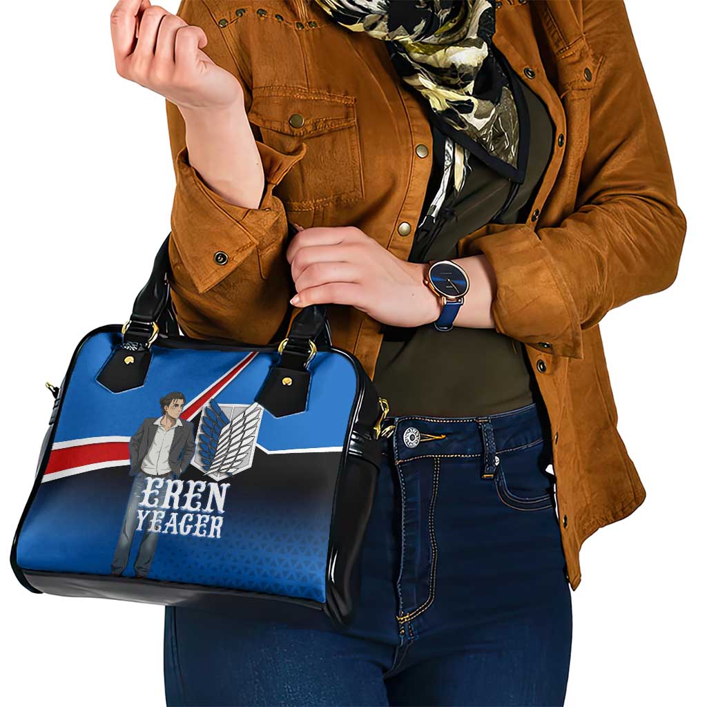 Eren Yeager Attack on Titan Shoulder Handbag Anime Modern Rebel Aesthetic