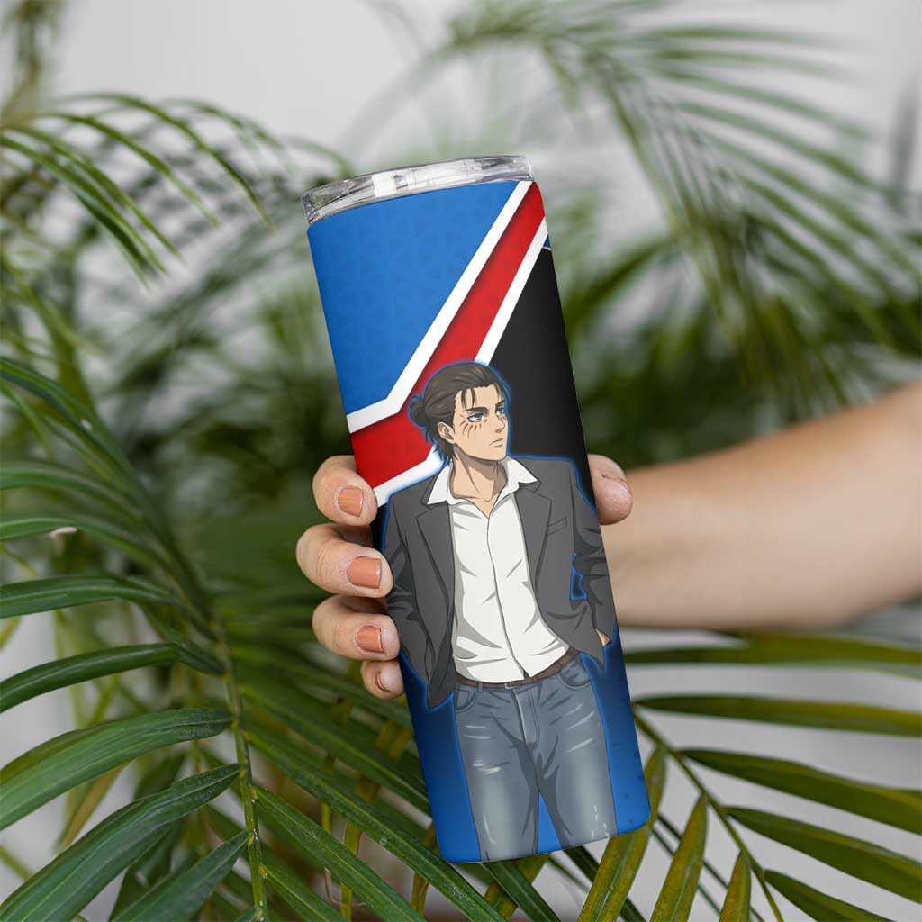 Eren Yeager Attack on Titan Skinny Tumbler Anime Modern Rebel Aesthetic