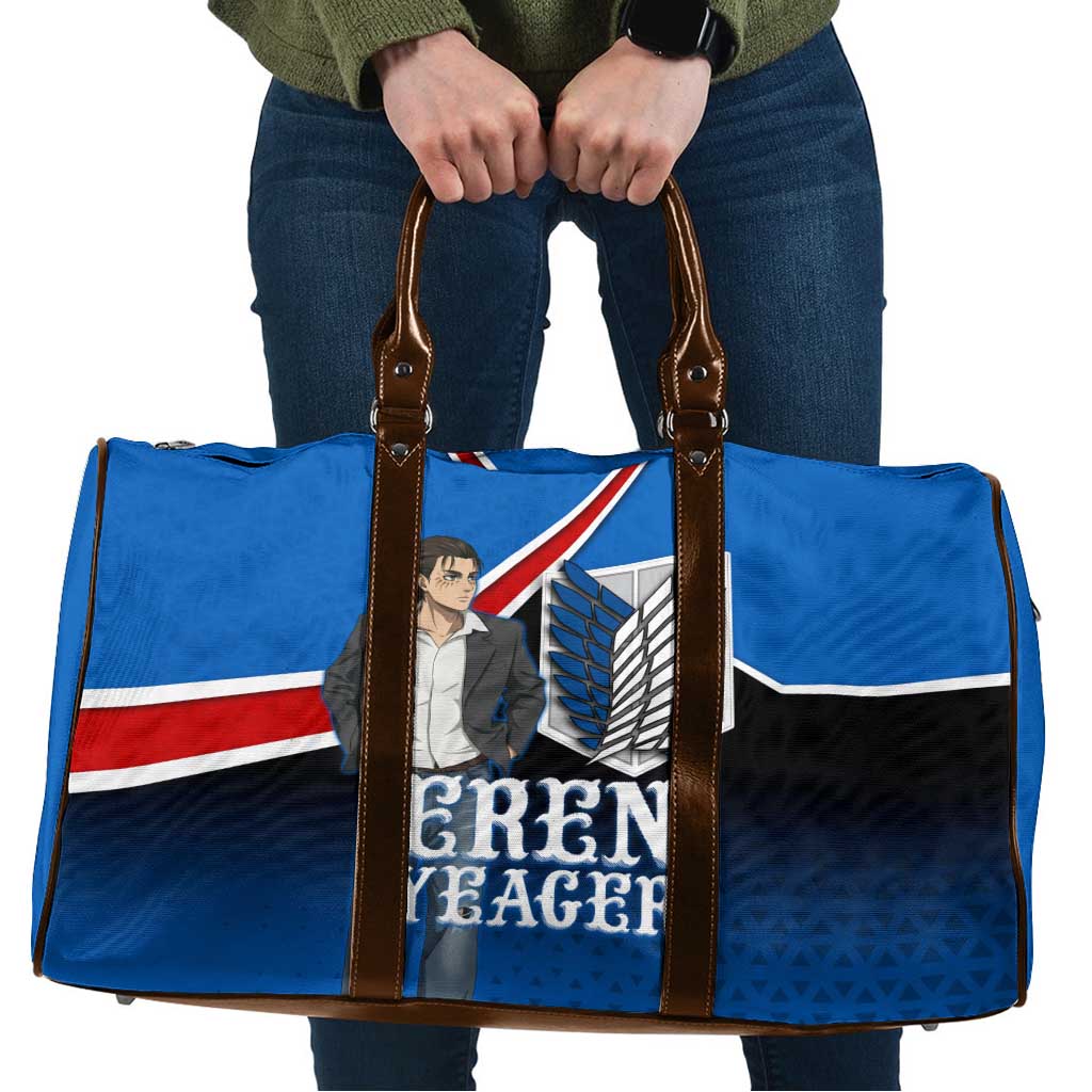 Eren Yeager Attack on Titan Travel Bag Anime Modern Rebel Aesthetic