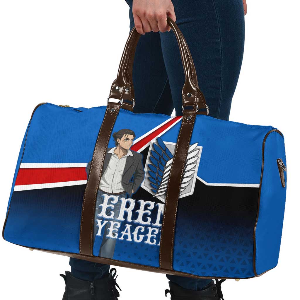 Eren Yeager Attack on Titan Travel Bag Anime Modern Rebel Aesthetic