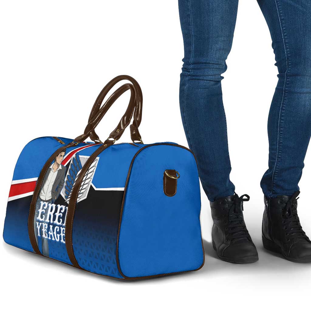 Eren Yeager Attack on Titan Travel Bag Anime Modern Rebel Aesthetic