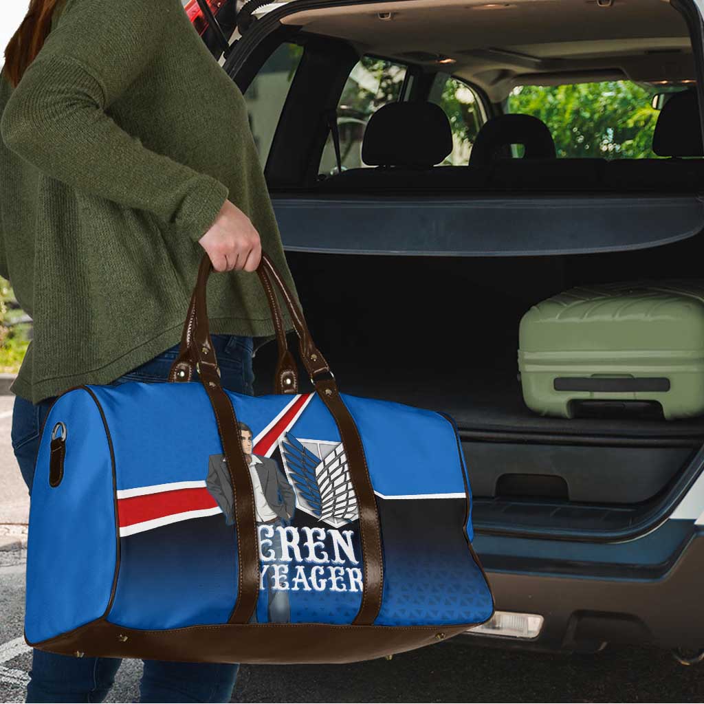 Eren Yeager Attack on Titan Travel Bag Anime Modern Rebel Aesthetic