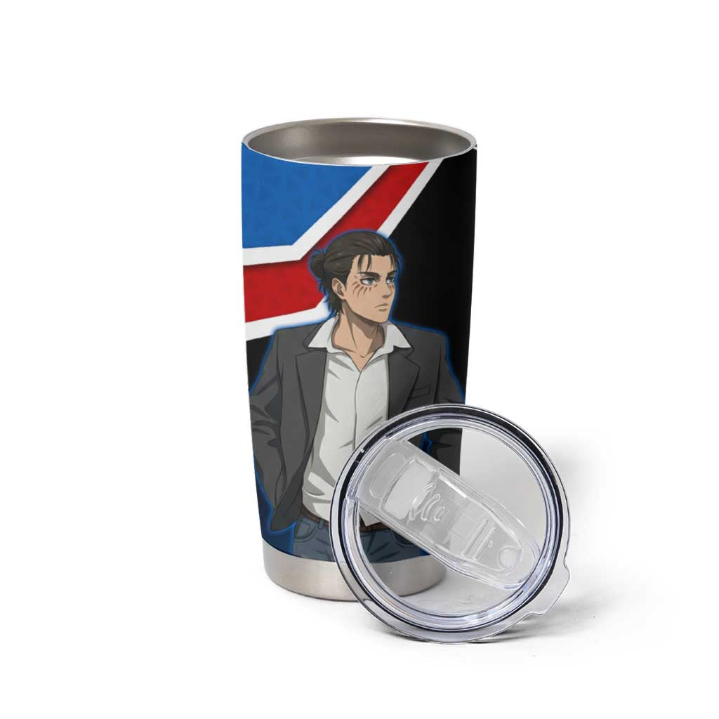 Eren Yeager Attack on Titan Tumbler Cup Anime Modern Rebel Aesthetic