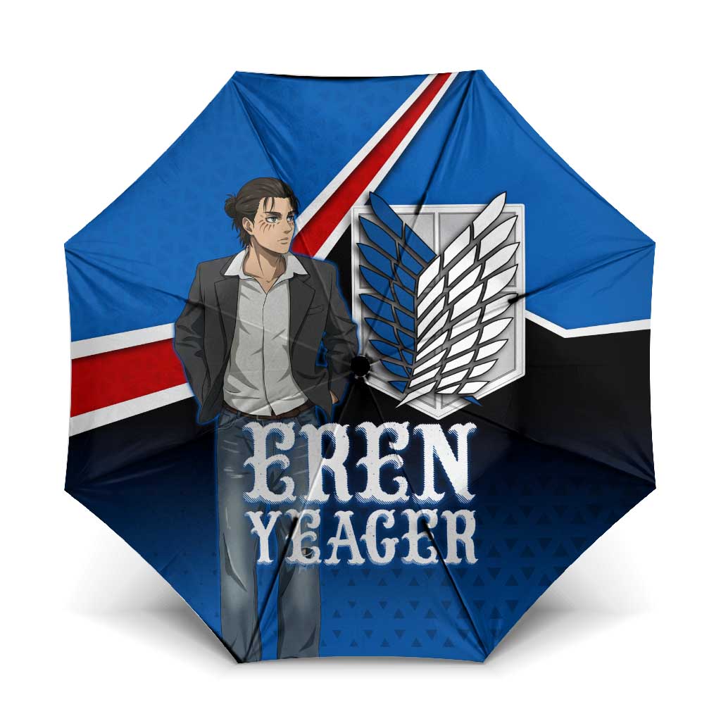 Eren Yeager Attack on Titan Umbrella Anime Modern Rebel Aesthetic