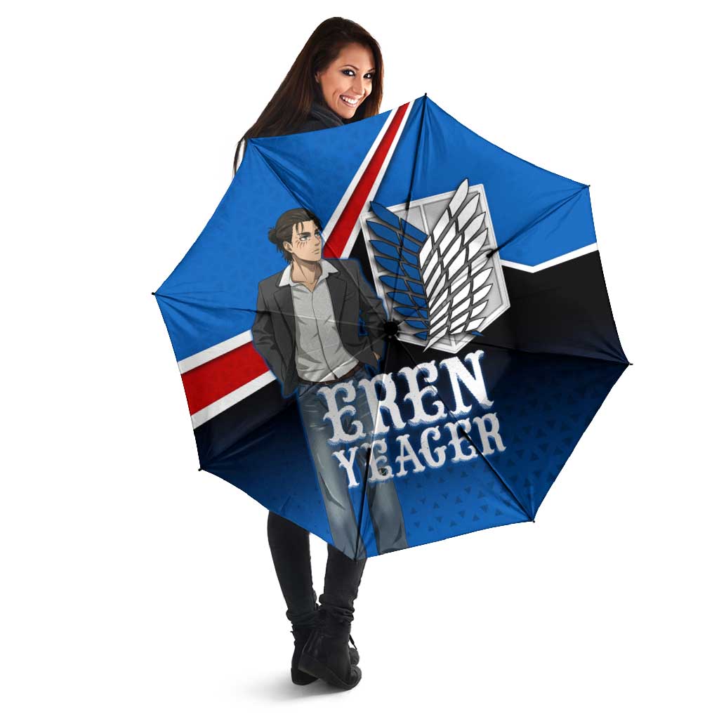 Eren Yeager Attack on Titan Umbrella Anime Modern Rebel Aesthetic