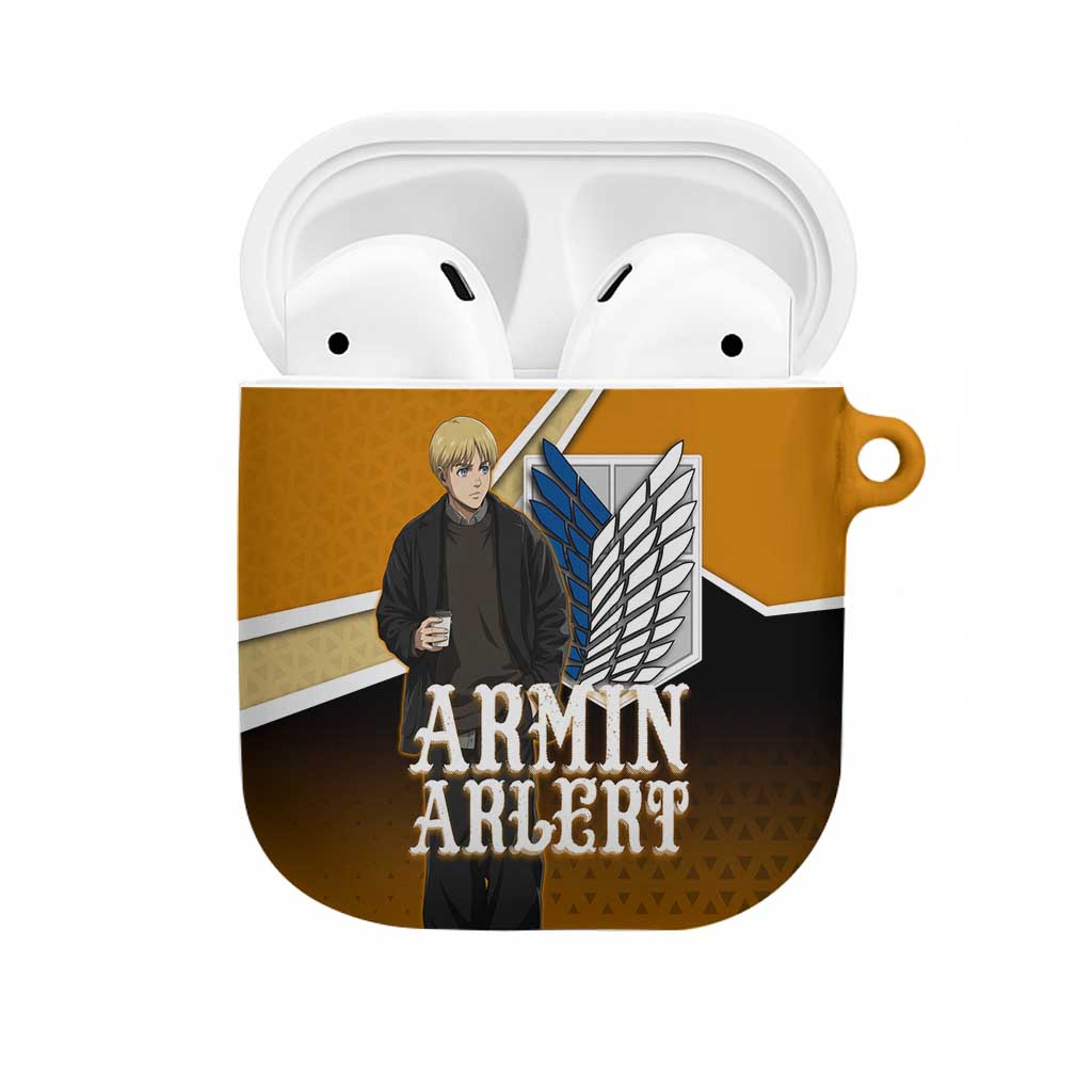 Armin Arlert Attack on Titan AirPods Case Anime Casual Coffeehouse Style