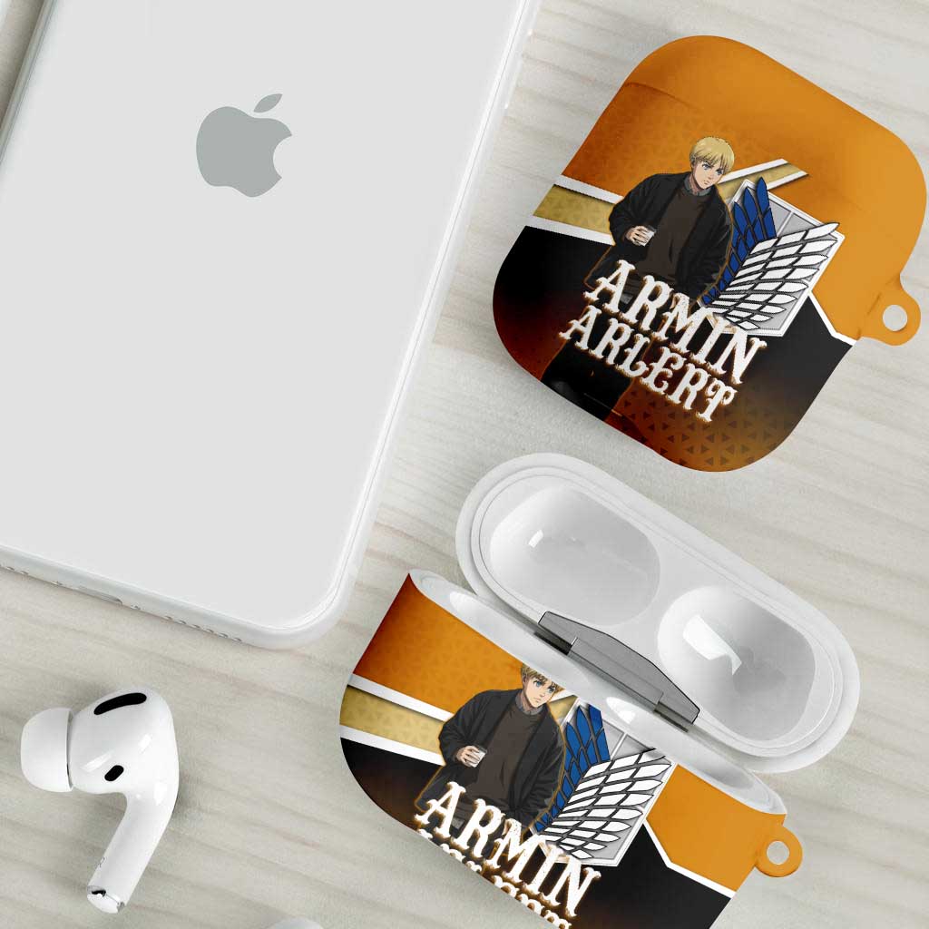Armin Arlert Attack on Titan AirPods Case Anime Casual Coffeehouse Style