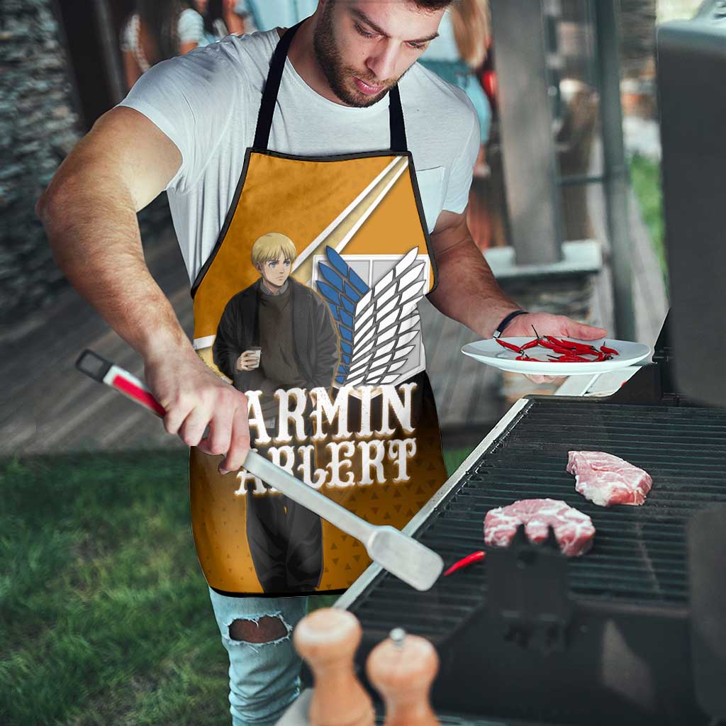 Armin Arlert Attack on Titan Apron Anime Casual Coffeehouse Style