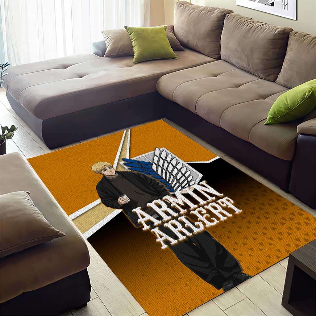 Armin Arlert Attack on Titan Area Rug Anime Casual Coffeehouse Style