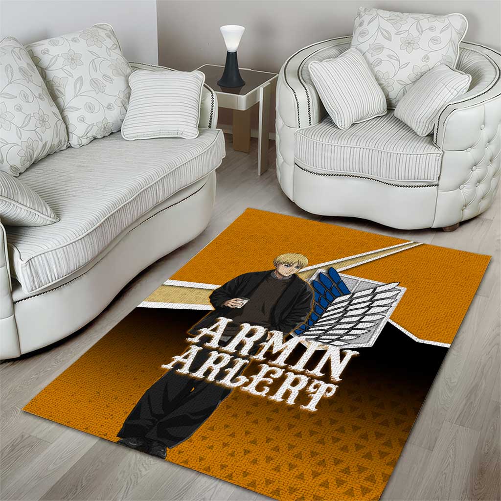 Armin Arlert Attack on Titan Area Rug Anime Casual Coffeehouse Style