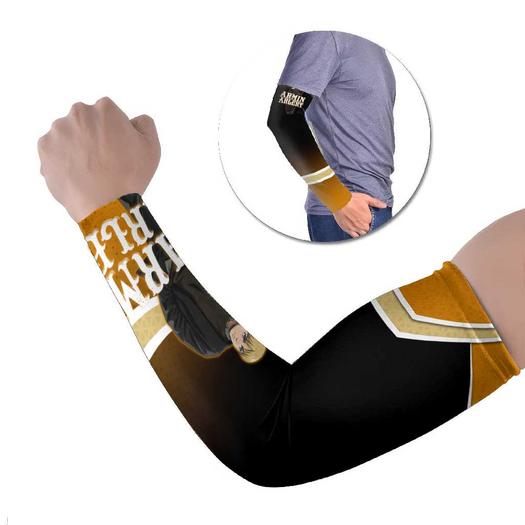 Armin Arlert Attack on Titan Arm Sleeves Anime Casual Coffeehouse Style