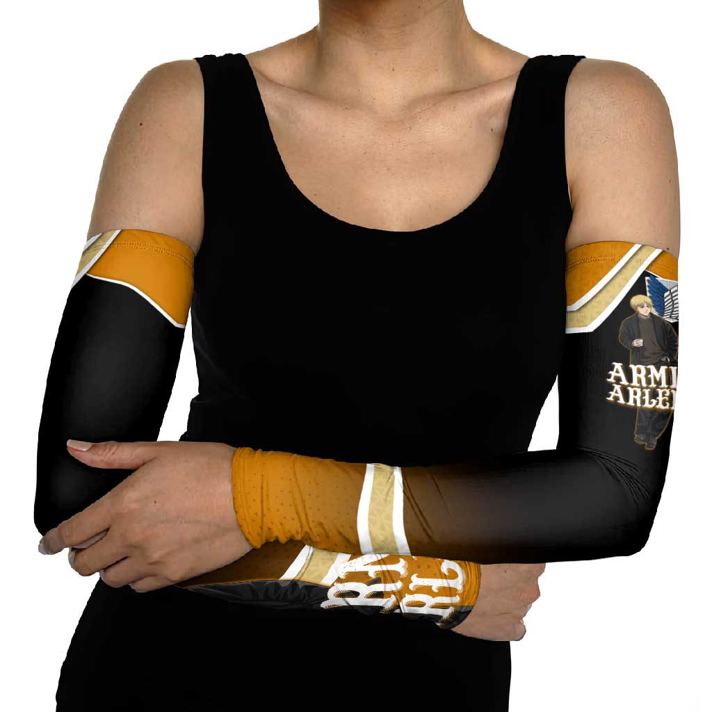 Armin Arlert Attack on Titan Arm Sleeves Anime Casual Coffeehouse Style