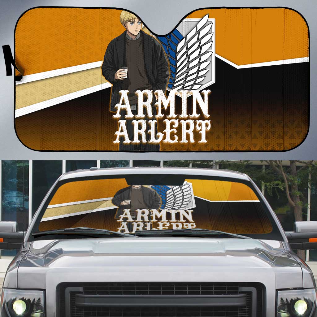 Armin Arlert Attack on Titan Auto Sun Shade Anime Casual Coffeehouse Style