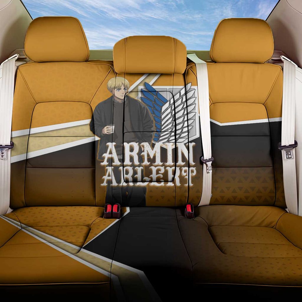 Armin Arlert Attack on Titan Back Car Seat Cover Anime Casual Coffeehouse Style