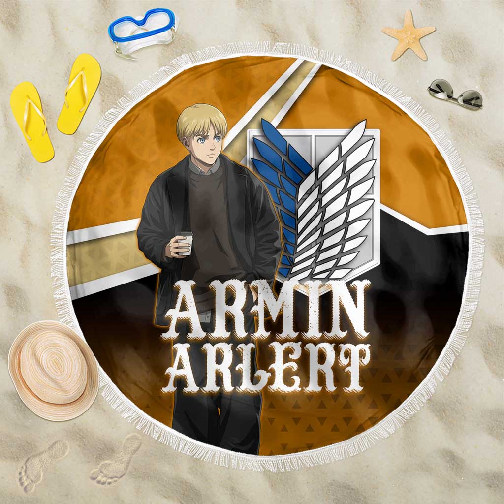 Armin Arlert Attack on Titan Beach Blanket Anime Casual Coffeehouse Style