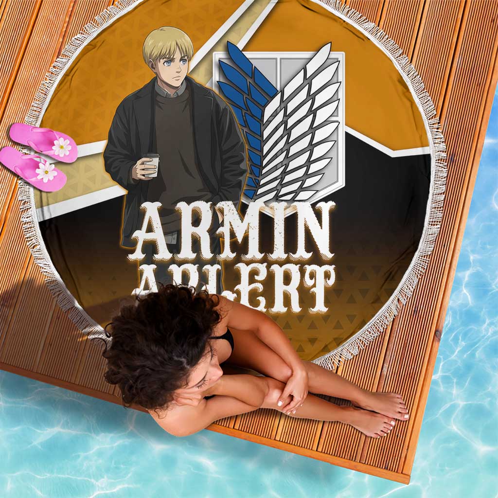 Armin Arlert Attack on Titan Beach Blanket Anime Casual Coffeehouse Style