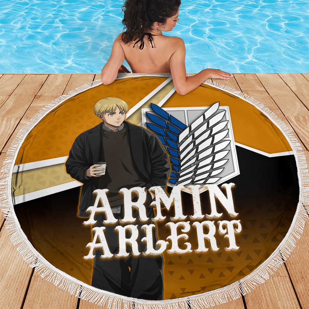 Armin Arlert Attack on Titan Beach Blanket Anime Casual Coffeehouse Style