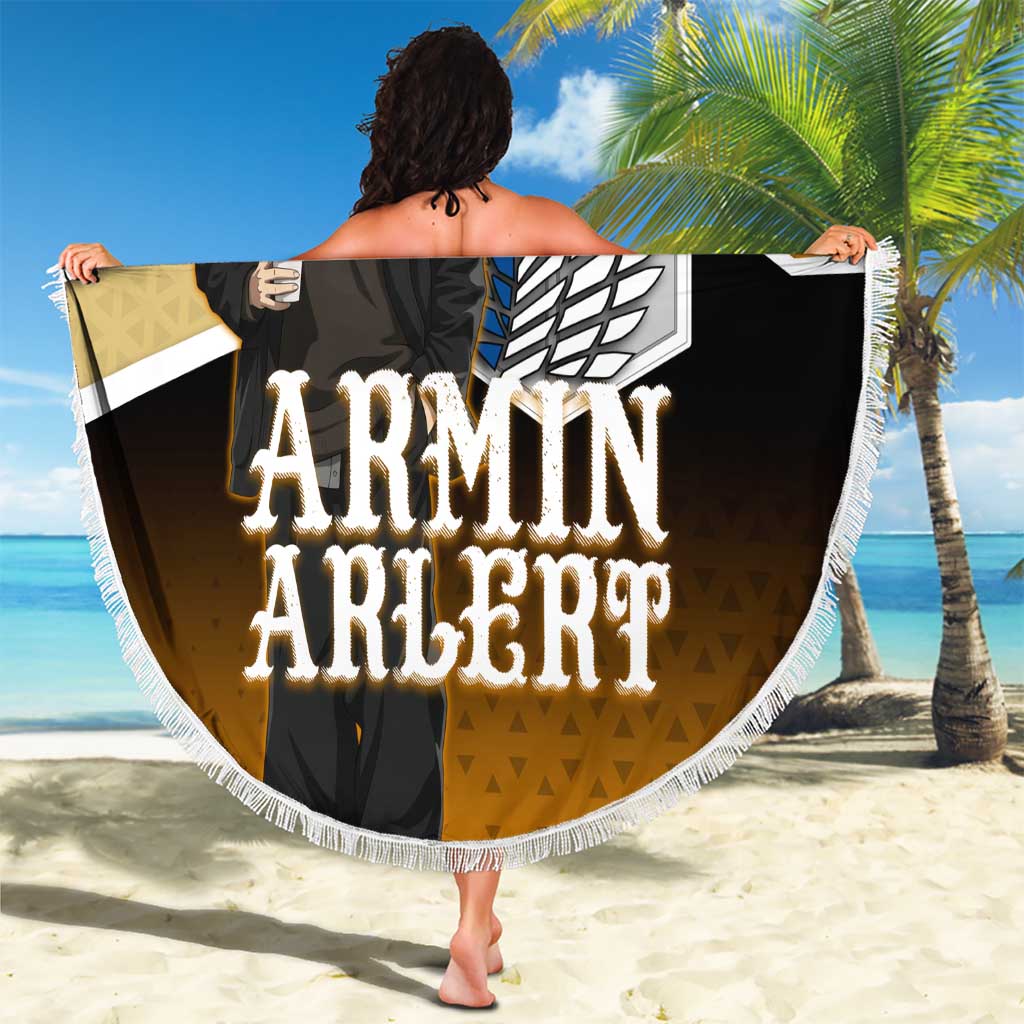 Armin Arlert Attack on Titan Beach Blanket Anime Casual Coffeehouse Style