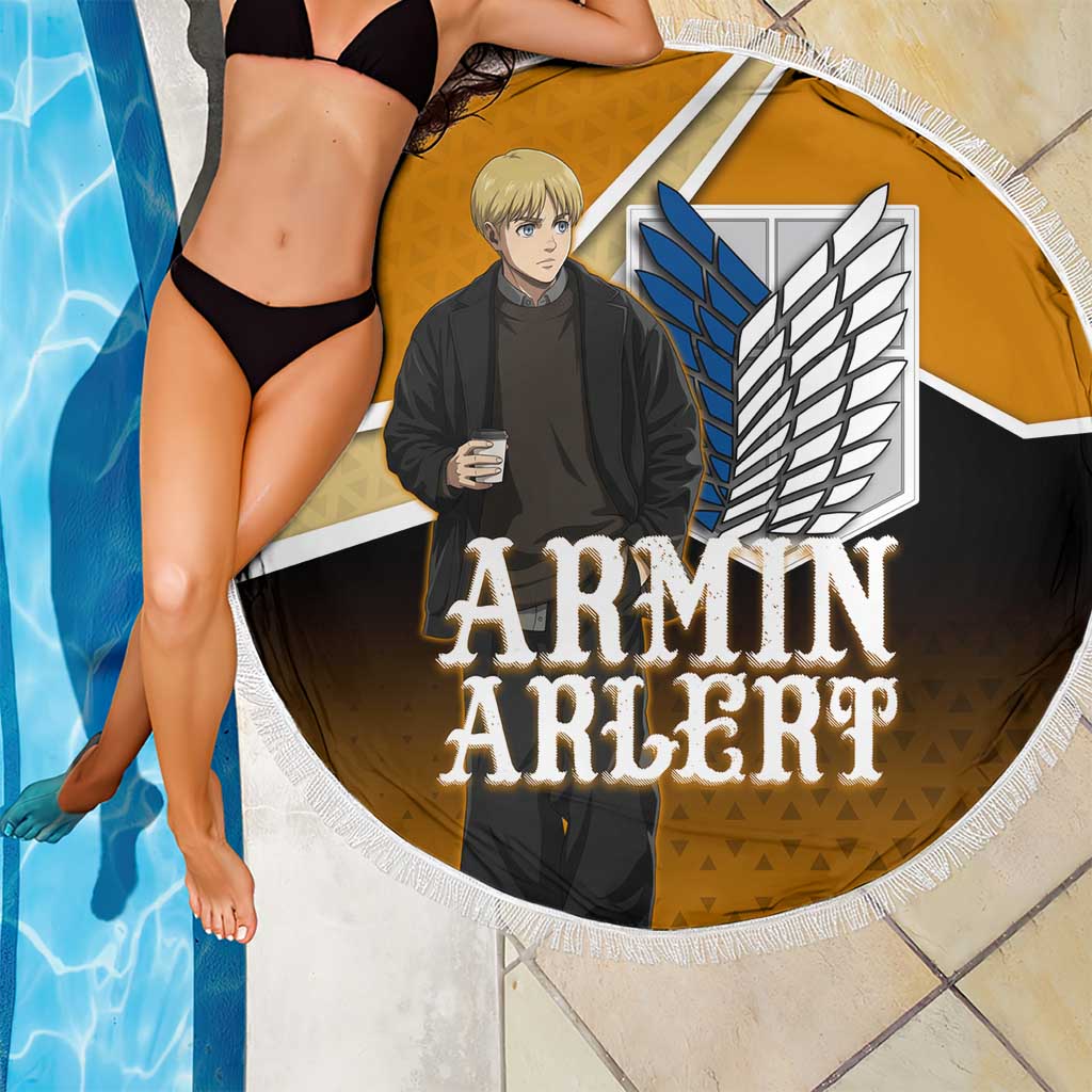 Armin Arlert Attack on Titan Beach Blanket Anime Casual Coffeehouse Style