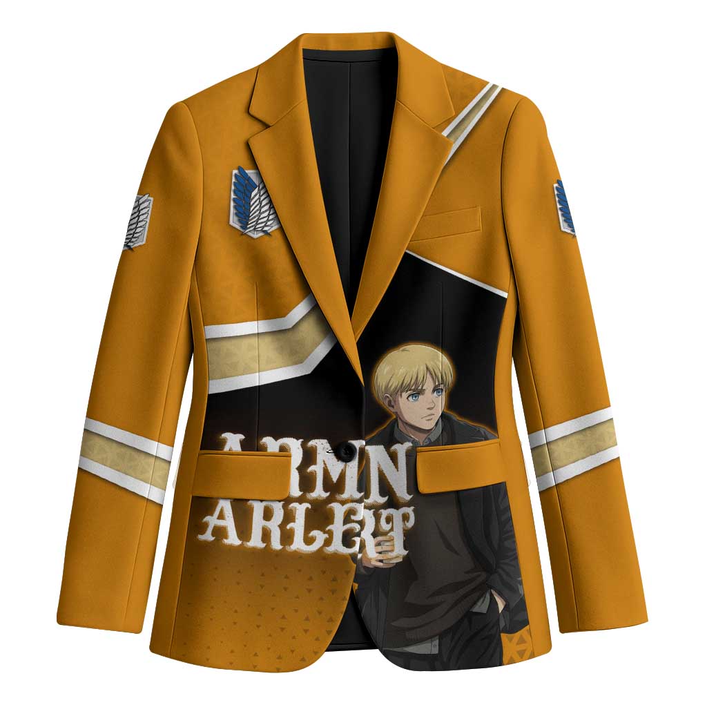 Armin Arlert Attack on Titan Blazer Anime Casual Coffeehouse Style