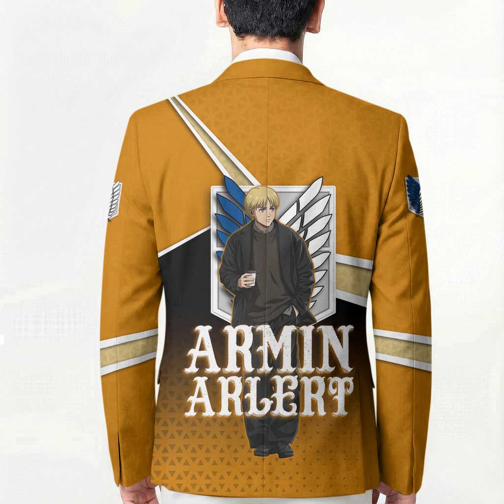Armin Arlert Attack on Titan Blazer Anime Casual Coffeehouse Style