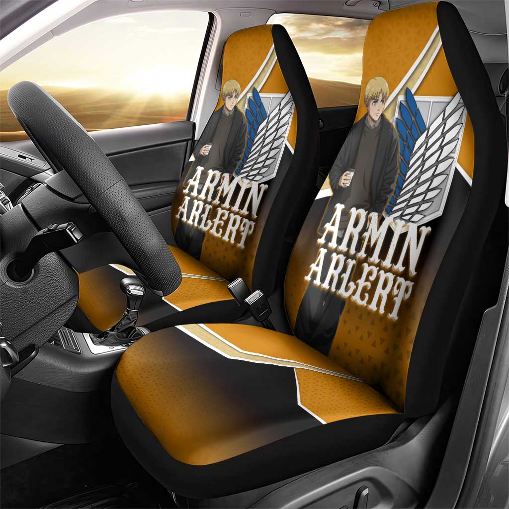 Armin Arlert Attack on Titan Car Seat Cover Anime Casual Coffeehouse Style
