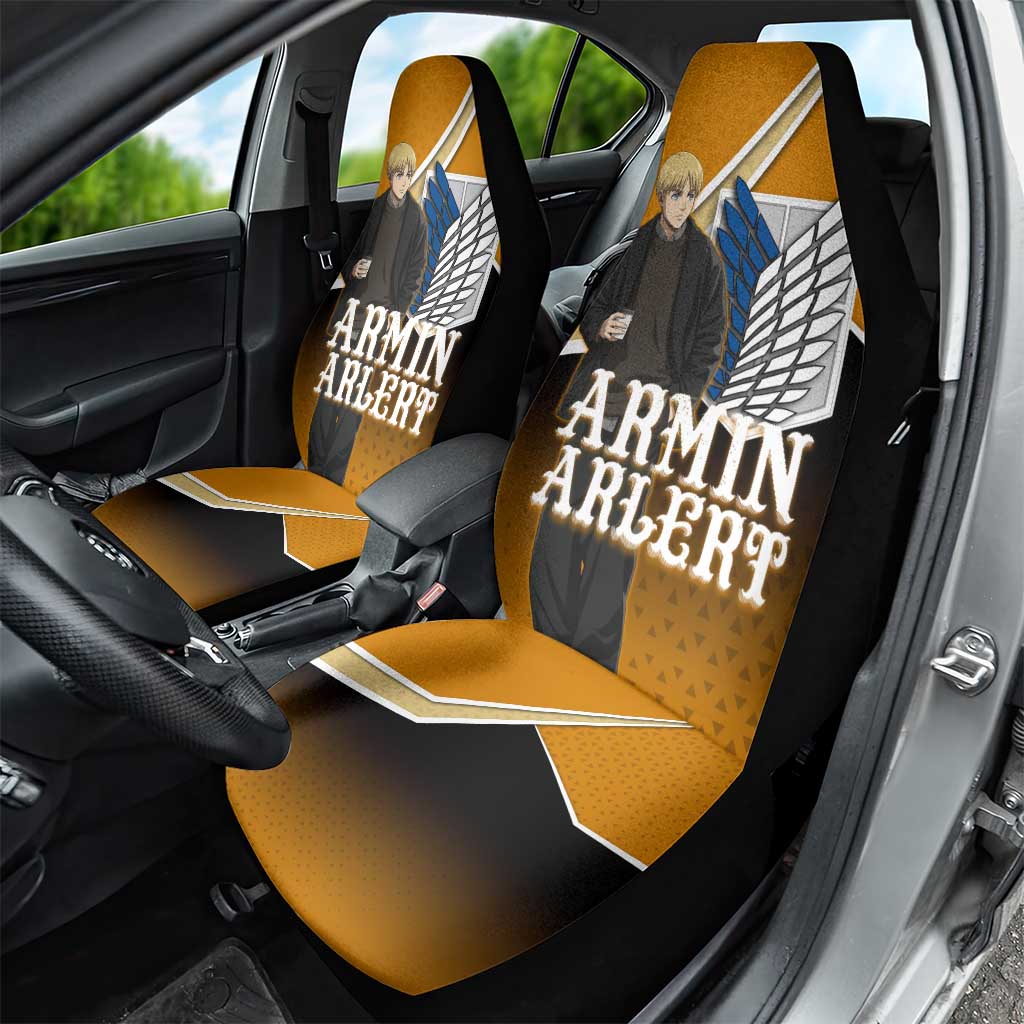 Armin Arlert Attack on Titan Car Seat Cover Anime Casual Coffeehouse Style
