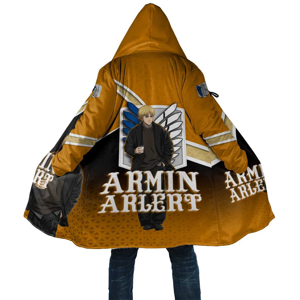 Armin Arlert Attack on Titan Cloak Anime Casual Coffeehouse Style