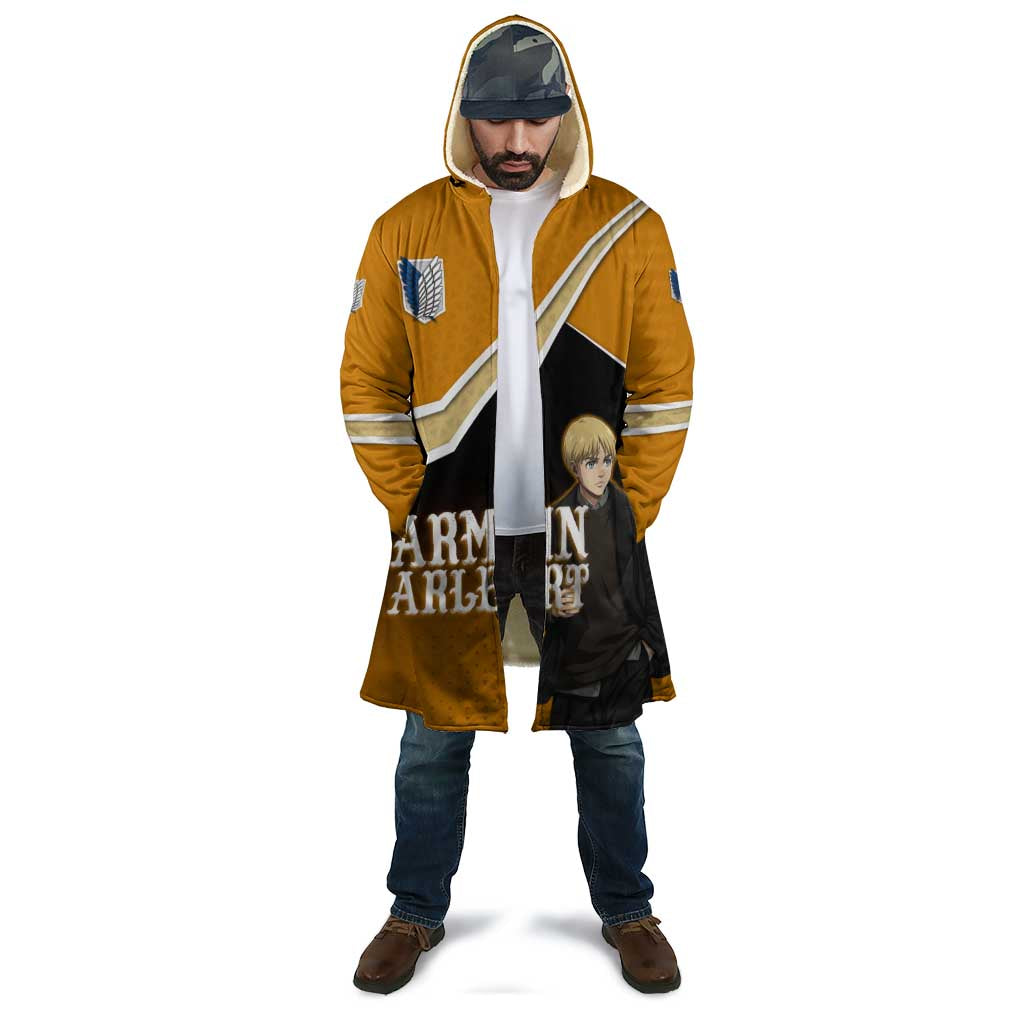 Armin Arlert Attack on Titan Cloak Anime Casual Coffeehouse Style