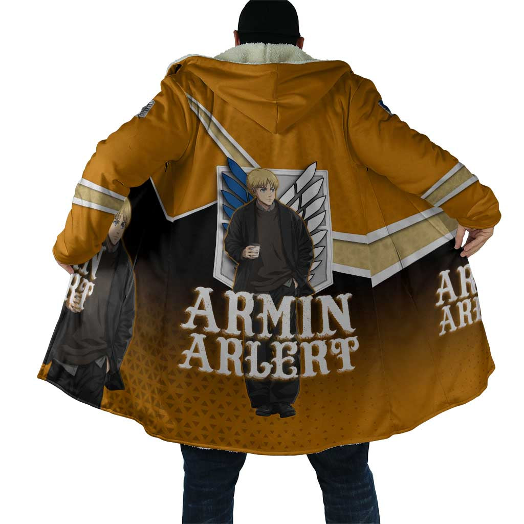Armin Arlert Attack on Titan Cloak Anime Casual Coffeehouse Style