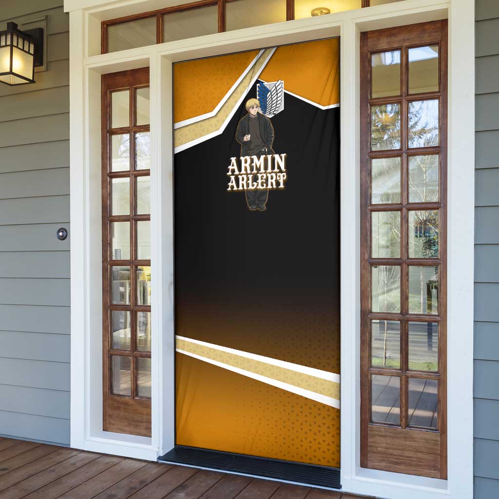 Armin Arlert Attack on Titan Door Cover Anime Casual Coffeehouse Style