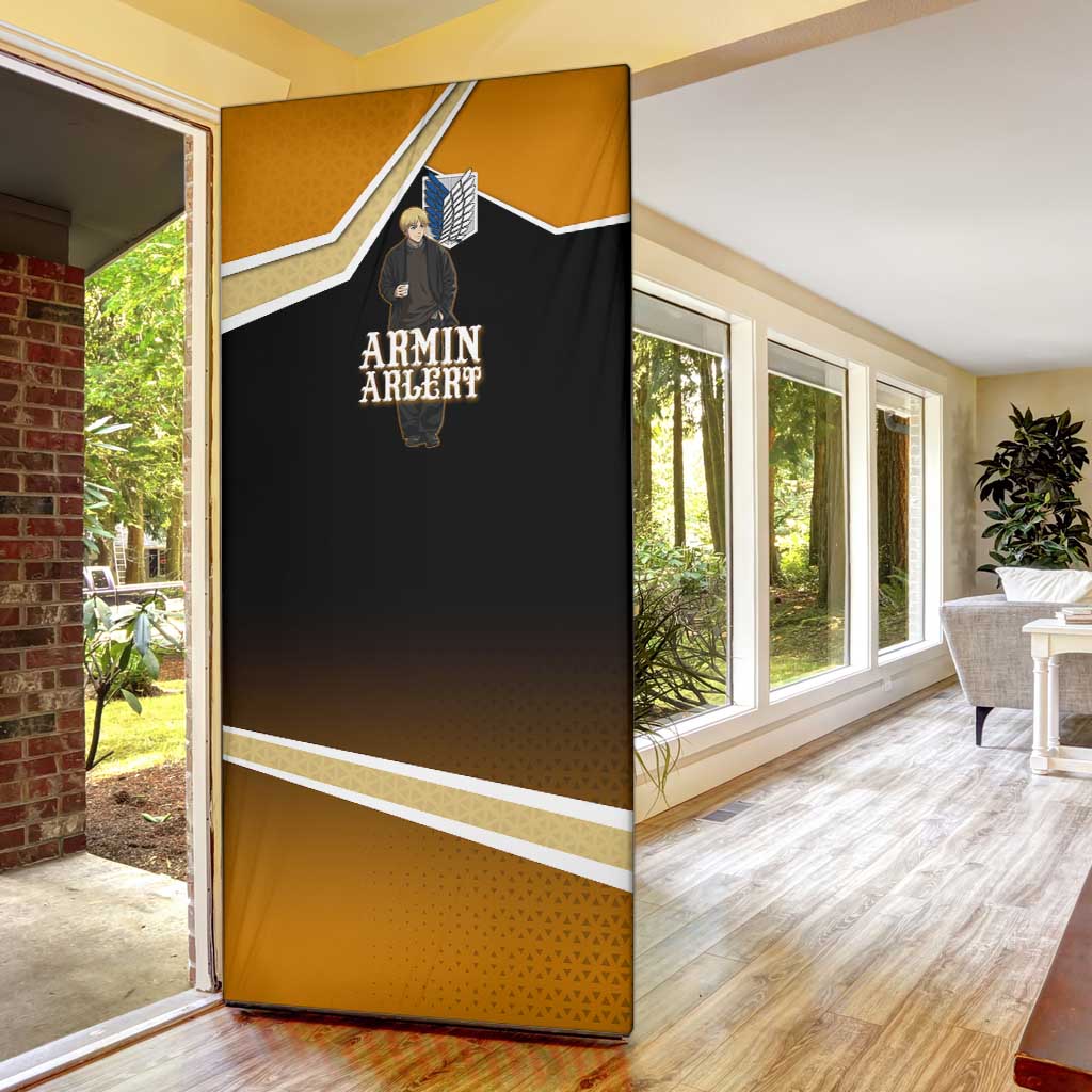 Armin Arlert Attack on Titan Door Cover Anime Casual Coffeehouse Style