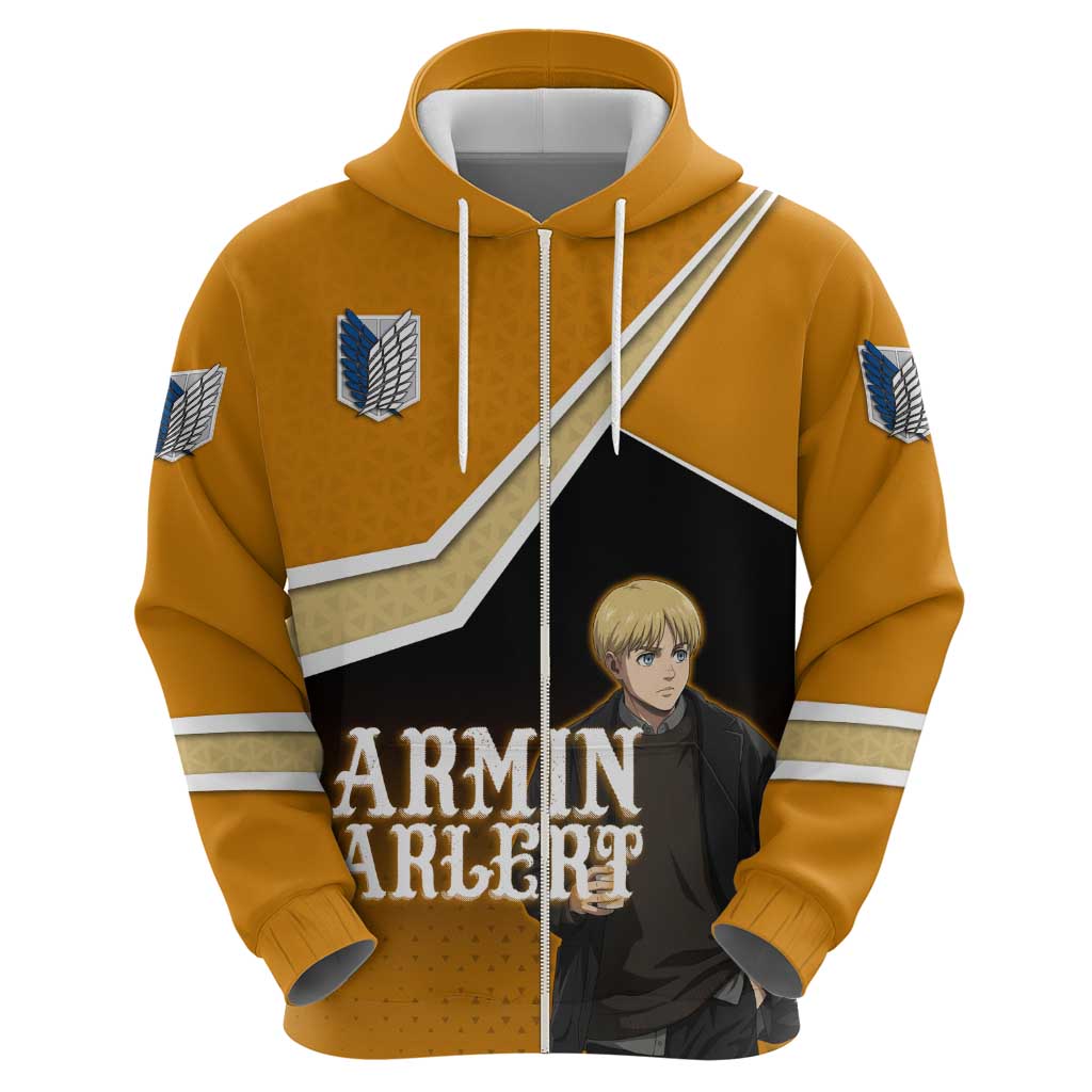 Armin Arlert Attack on Titan Hoodie Anime Casual Coffeehouse Style