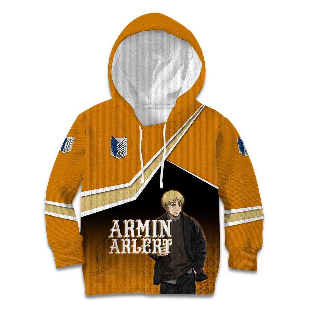 Armin Arlert Attack on Titan Kid Hoodie Anime Casual Coffeehouse Style
