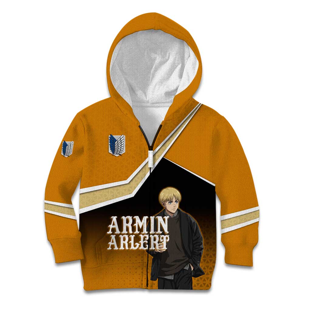 Armin Arlert Attack on Titan Kid Hoodie Anime Casual Coffeehouse Style